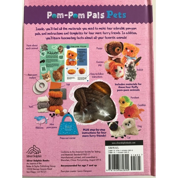 Pom-Pom Pal Pets by Laura Clempson - Picture 5 of 6